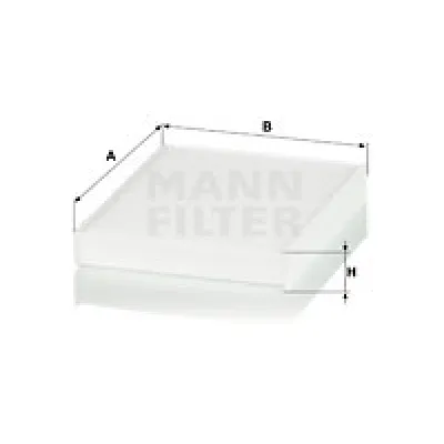 Filter, vazduh unutrašnjeg prostora MANN FILTER CU 2433 IC-D066A4