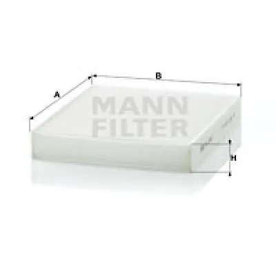 Filter, vazduh unutrašnjeg prostora MANN FILTER CU 2440 IC-D066A8