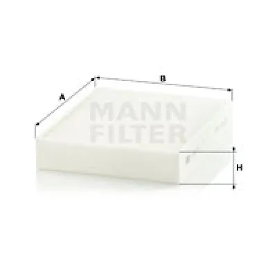 Filter, vazduh unutrašnjeg prostora MANN FILTER CU 25 001 IC-D066AD