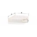 Filter, vazduh unutrašnjeg prostora MANN FILTER CU 25 003 IC-D23D50