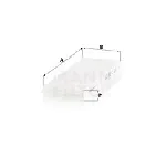 Filter, vazduh unutrašnjeg prostora MANN FILTER CU 25 008-2 IC-D066AF