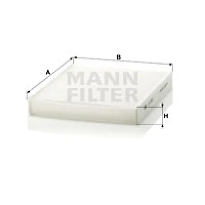 Filter, vazduh unutrašnjeg prostora MANN FILTER CU 2533-2 IC-D066BA
