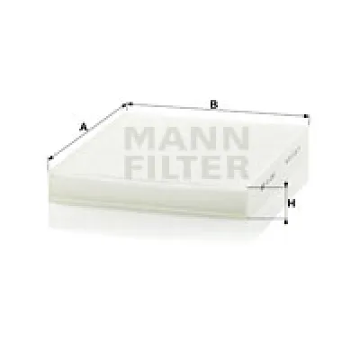 Filter, vazduh unutrašnjeg prostora MANN FILTER CU 2545 IC-D066BE
