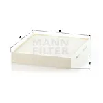 Filter, vazduh unutrašnjeg prostora MANN FILTER CU 26 010 IC-D066C7