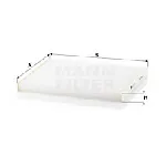 Filter, vazduh unutrašnjeg prostora MANN FILTER CU 26 017 IC-D247DD