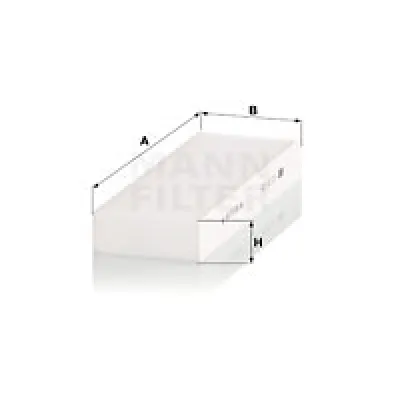 Filter, vazduh unutrašnjeg prostora MANN FILTER CU 26 025-2 IC-G0LP3I