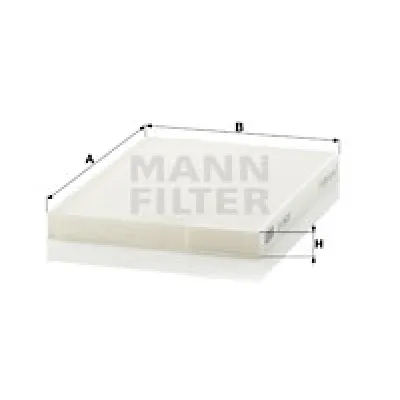 Filter, vazduh unutrašnjeg prostora MANN FILTER CU 2620 IC-D066C9