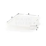 Filter, vazduh unutrašnjeg prostora MANN FILTER CU 2622 IC-D066CA