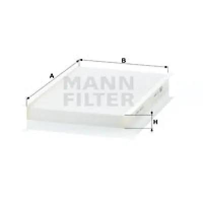 Filter, vazduh unutrašnjeg prostora MANN FILTER CU 2629 IC-D066CD