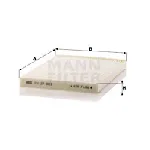 Filter, vazduh unutrašnjeg prostora MANN FILTER CU 27 003 IC-D066D8