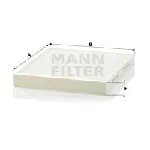 Filter, vazduh unutrašnjeg prostora MANN FILTER CU 2757 IC-D066E3