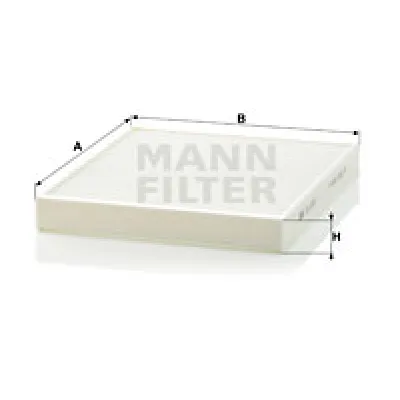 Filter, vazduh unutrašnjeg prostora MANN FILTER CU 2757 IC-D066E3