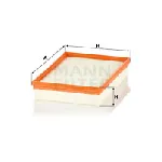 Filter, vazduh unutrašnjeg prostora MANN FILTER CU 2785 IC-D066E4