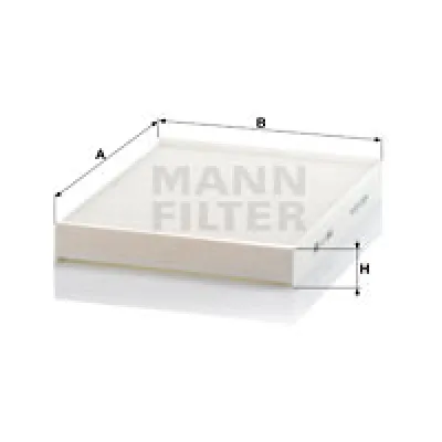 Filter, vazduh unutrašnjeg prostora MANN FILTER CU 2842 IC-D066EA