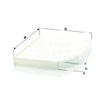 Filter, vazduh unutrašnjeg prostora MANN FILTER CU 29 007 IC-DC821C