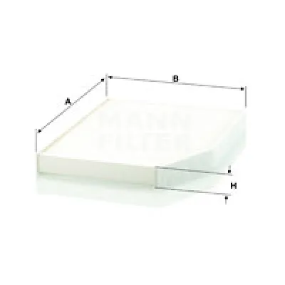 Filter, vazduh unutrašnjeg prostora MANN FILTER CU 29 007 IC-DC821C