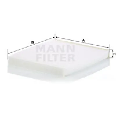 Filter, vazduh unutrašnjeg prostora MANN FILTER CU 29 010 IC-G0O1V6