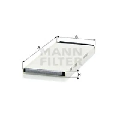 Filter, vazduh unutrašnjeg prostora MANN FILTER CU 2916 IC-D066F5