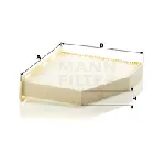 Filter, vazduh unutrašnjeg prostora MANN FILTER CU 2939 IC-D066F7