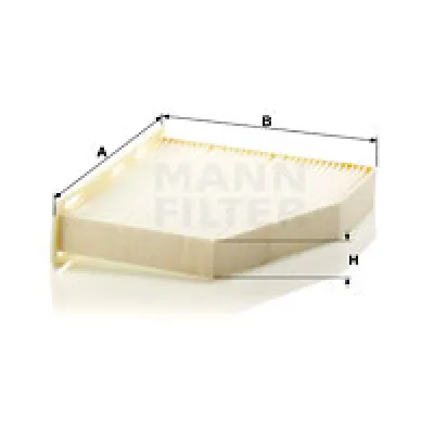 Filter, vazduh unutrašnjeg prostora MANN FILTER CU 2939 IC-D066F7
