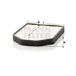 Filter, vazduh unutrašnjeg prostora MANN FILTER CU 2949-2 IC-D066FB
