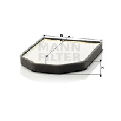 Filter, vazduh unutrašnjeg prostora MANN FILTER CU 2949-2 IC-D066FB
