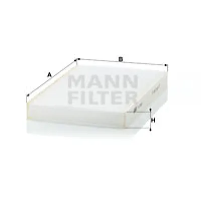 Filter, vazduh unutrašnjeg prostora MANN FILTER CU 2952 IC-D066FE