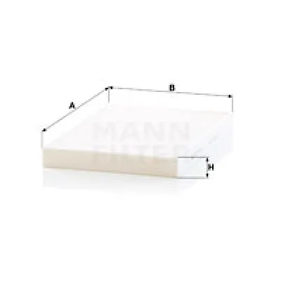 Filter, vazduh unutrašnjeg prostora MANN FILTER CU 31 003 IC-DF1A57