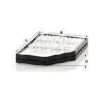 Filter, vazduh unutrašnjeg prostora MANN FILTER CU 32 001 IC-D06717