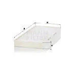 Filter, vazduh unutrašnjeg prostora MANN FILTER CU 36 003 IC-G0UGZW