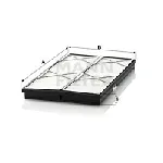 Filter, vazduh unutrašnjeg prostora MANN FILTER CU 3759 IC-D0673D