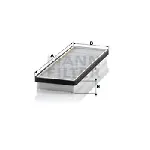 Filter, vazduh unutrašnjeg prostora MANN FILTER CU 3855 IC-D06743