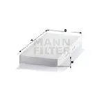 Filter, vazduh unutrašnjeg prostora MANN FILTER CU 4054 IC-D06757