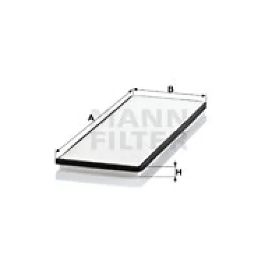Filter, vazduh unutrašnjeg prostora MANN FILTER CU 4251 IC-D06761