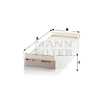 Filter, vazduh unutrašnjeg prostora MANN FILTER CU 4795 IC-D06774