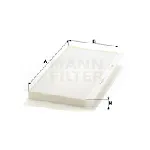 Filter, vazduh unutrašnjeg prostora MANN FILTER CU 5366 IC-D06785