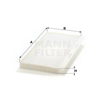 Filter, vazduh unutrašnjeg prostora MANN FILTER CU 5366 IC-D06785