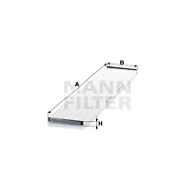 Filter, vazduh unutrašnjeg prostora MANN FILTER CU 6034 IC-D06790