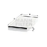 Filter, vazduh unutrašnjeg prostora MANN FILTER CU 6076 IC-D06791