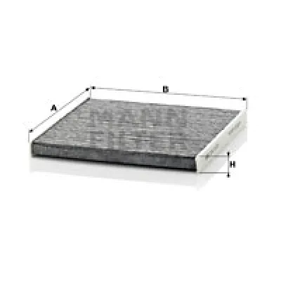 Filter, vazduh unutrašnjeg prostora MANN FILTER CUK 2131 IC-D067AF