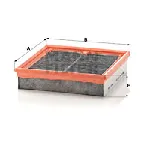 Filter, vazduh unutrašnjeg prostora MANN FILTER CUK 2184 IC-D067B6