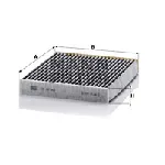 Filter, vazduh unutrašnjeg prostora MANN FILTER CUK 22 005 IC-D067B8