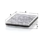 Filter, vazduh unutrašnjeg prostora MANN FILTER CUK 22 014 IC-D4B72E