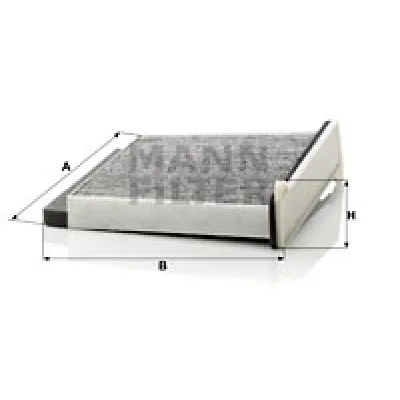 Filter, vazduh unutrašnjeg prostora MANN FILTER CUK 2231 IC-D067C1