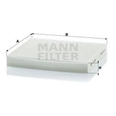 Filter, vazduh unutrašnjeg prostora MANN FILTER CUK 2362 IC-DA4572
