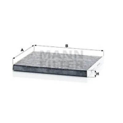 Filter, vazduh unutrašnjeg prostora MANN FILTER CUK 24 004 IC-E1B4B2