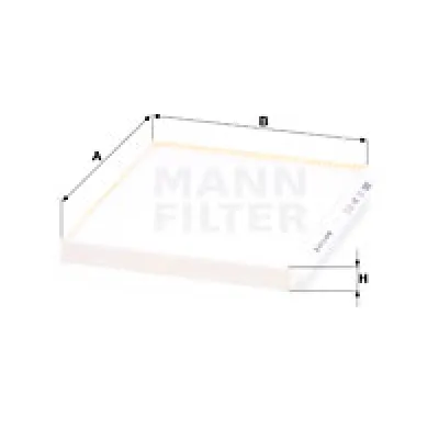 Filter, vazduh unutrašnjeg prostora MANN FILTER CUK 24 013 IC-DA4573