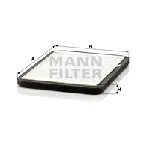 Filter, vazduh unutrašnjeg prostora MANN FILTER CUK 2424 IC-D067D2