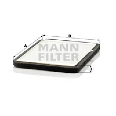 Filter, vazduh unutrašnjeg prostora MANN FILTER CUK 2424 IC-D067D2