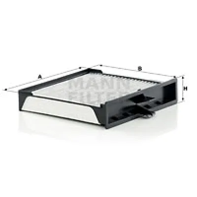 Filter, vazduh unutrašnjeg prostora MANN FILTER CUK 2430 IC-D067D3